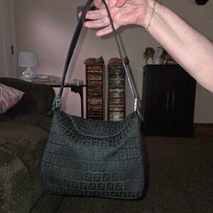 Vintage Fendi  Shoulder Bag Monogram FF Shoulder bag Zucchino pattern